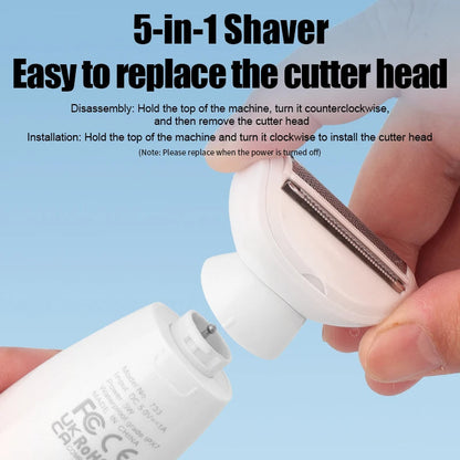 SmoothGlow 5-in-1 Lady Shaver