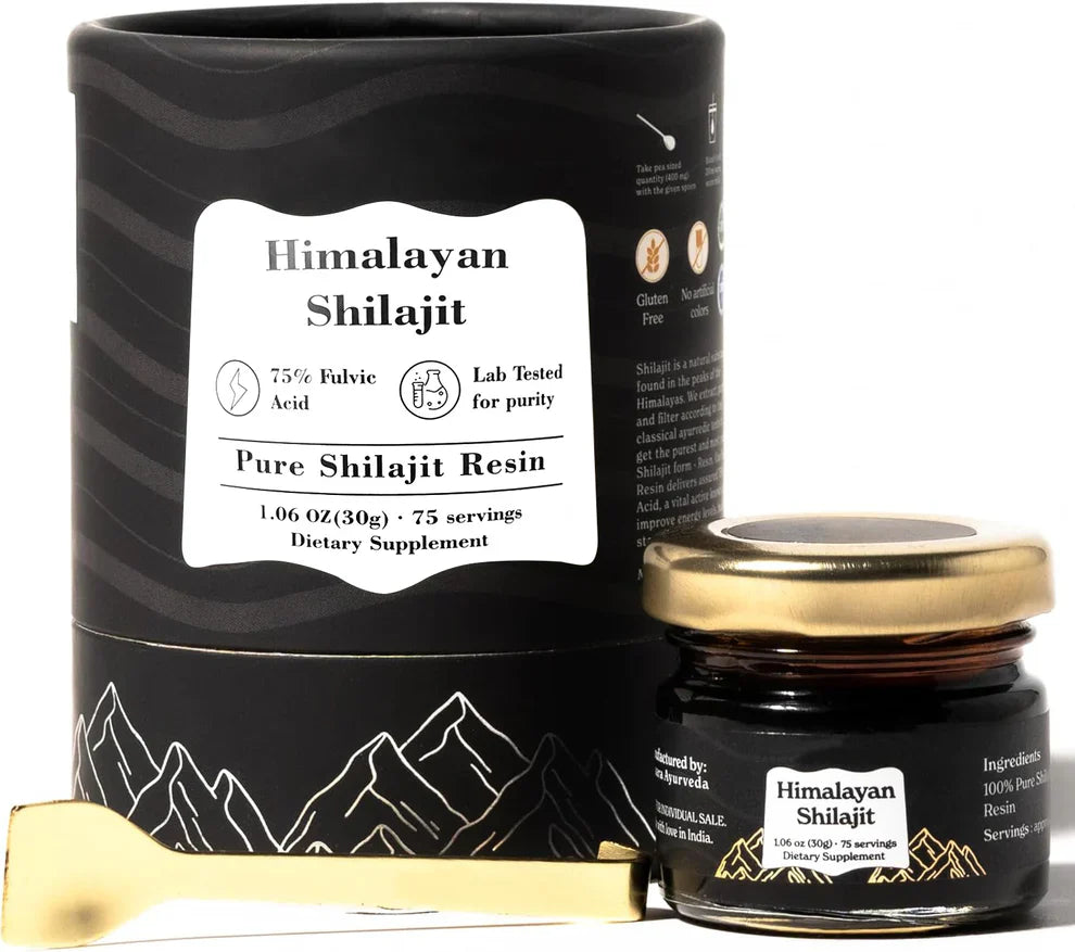 Pure Himalayan Shilajit Resin, High Potency for Men & Women