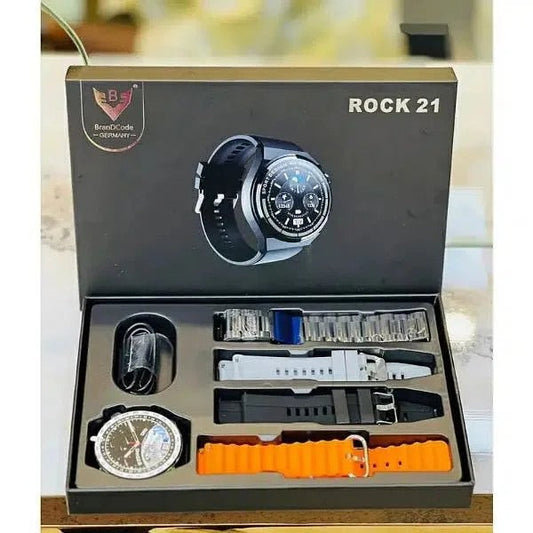 ساعة Rock 21 الذكية: أنيقة، ذكية، متينة، تركز على اللياقة البدنية، وتصميمها انسيابي