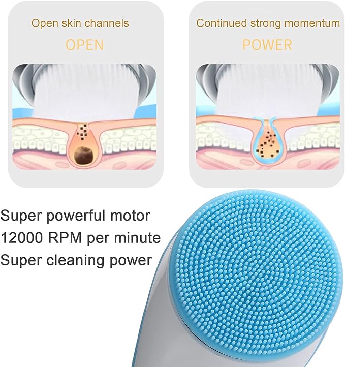 Electric Body Bath Brush 5 in 1 – Deep Cleaning & Exfoliation