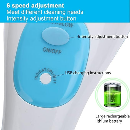 Electric Body Bath Brush 5 in 1 – Deep Cleaning & Exfoliation