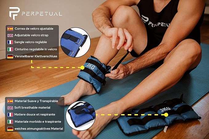 LORDEX - Adjustable Ankle & Wrist Weights