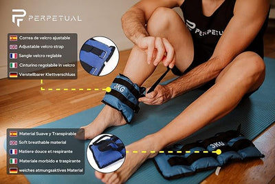 LORDEX - Adjustable Ankle & Wrist Weights