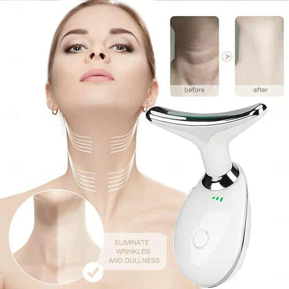 جهاز تجميل الوجه والرقبة بتقنية LED - مدلك الوجه