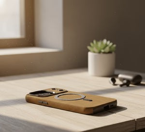 جراب MagSafe من الجلد العتيق لهاتف iPhone